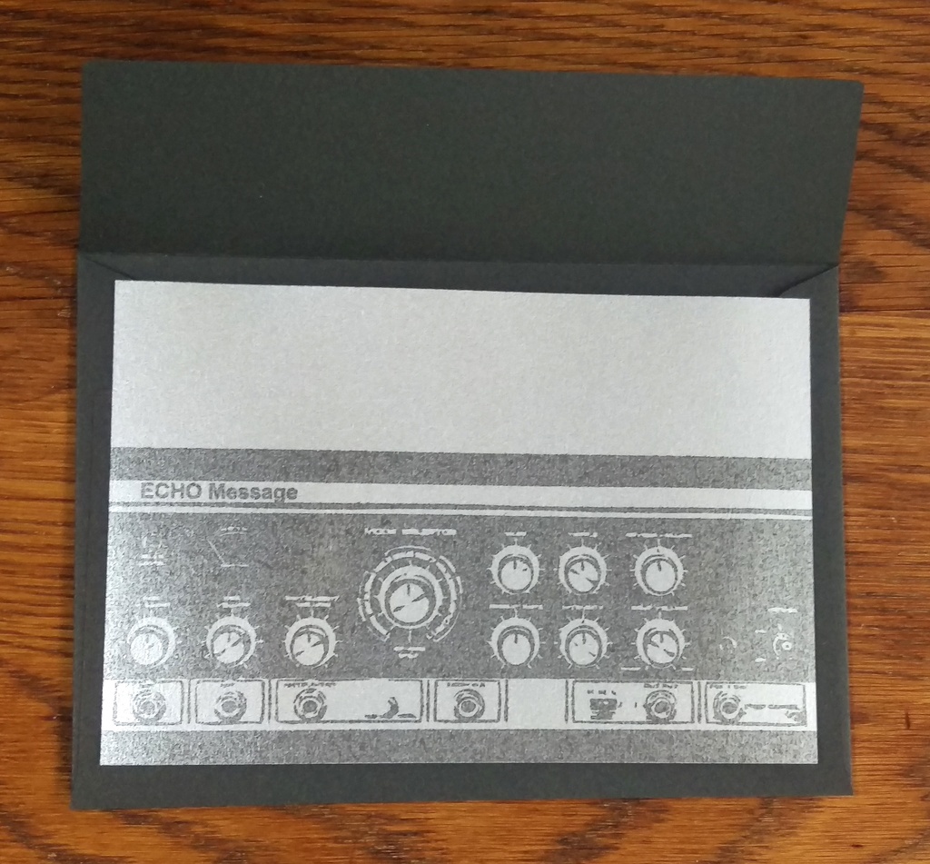 ECHO Message(エコーメッセージ)・シルバー レターセット
