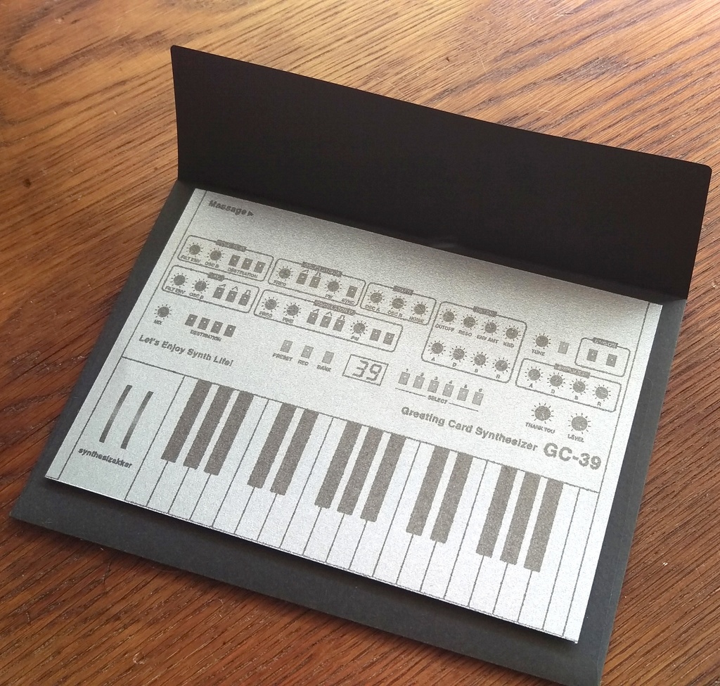 【レターセット】シンセレターセット・ GC-39 シルバー