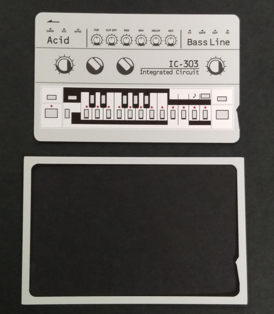 【ICカードステッカー】IC-303 Acid ICステッカーBass line