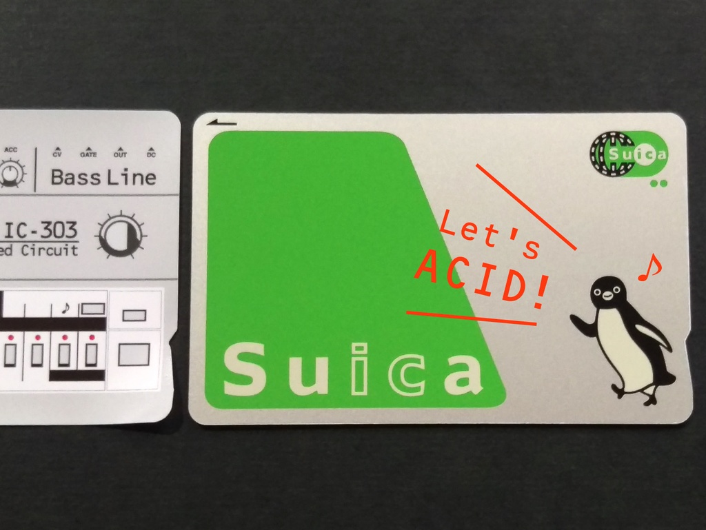 【ICカードステッカー】IC-303 Acid ICステッカーBass line