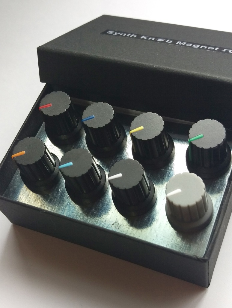 【マグネット】SKMカラーツマミアソートセット Synth Knob Magnet
