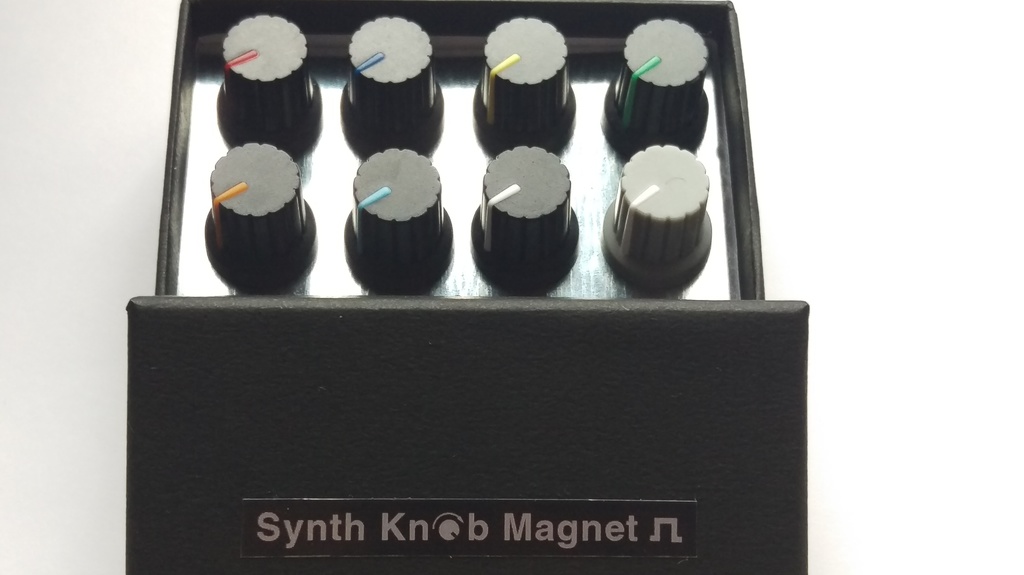 【マグネット】SKMカラーツマミアソートセット Synth Knob Magnet