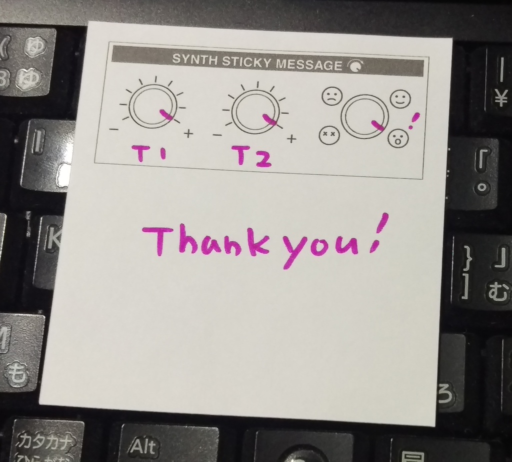 【ポストイット】Synth Sticky A・color/カラー SSMふせん搭載