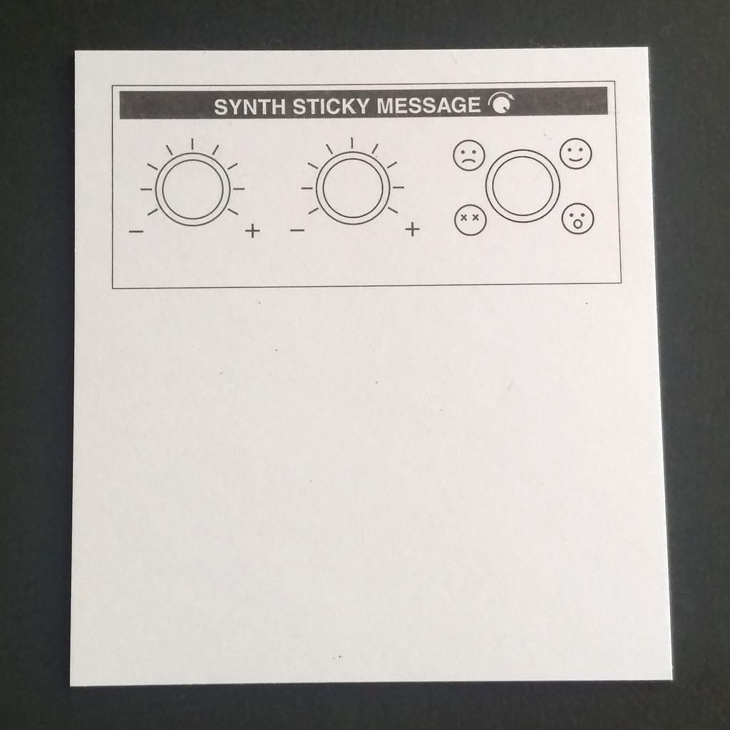 【ポストイット】Synth Sticky A・color/カラー SSMふせん搭載