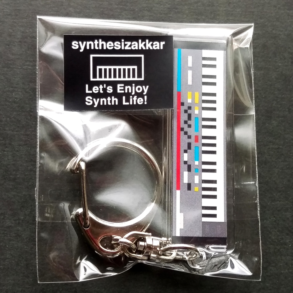 【シール】Let's Enjoy Synth Life!シンセサイザッカー シール大小セット