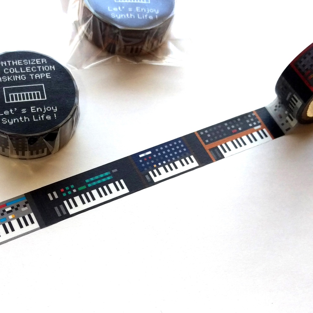 【マスキングテープ】シンセサイザー・ドットコレクション マスキングテープ01