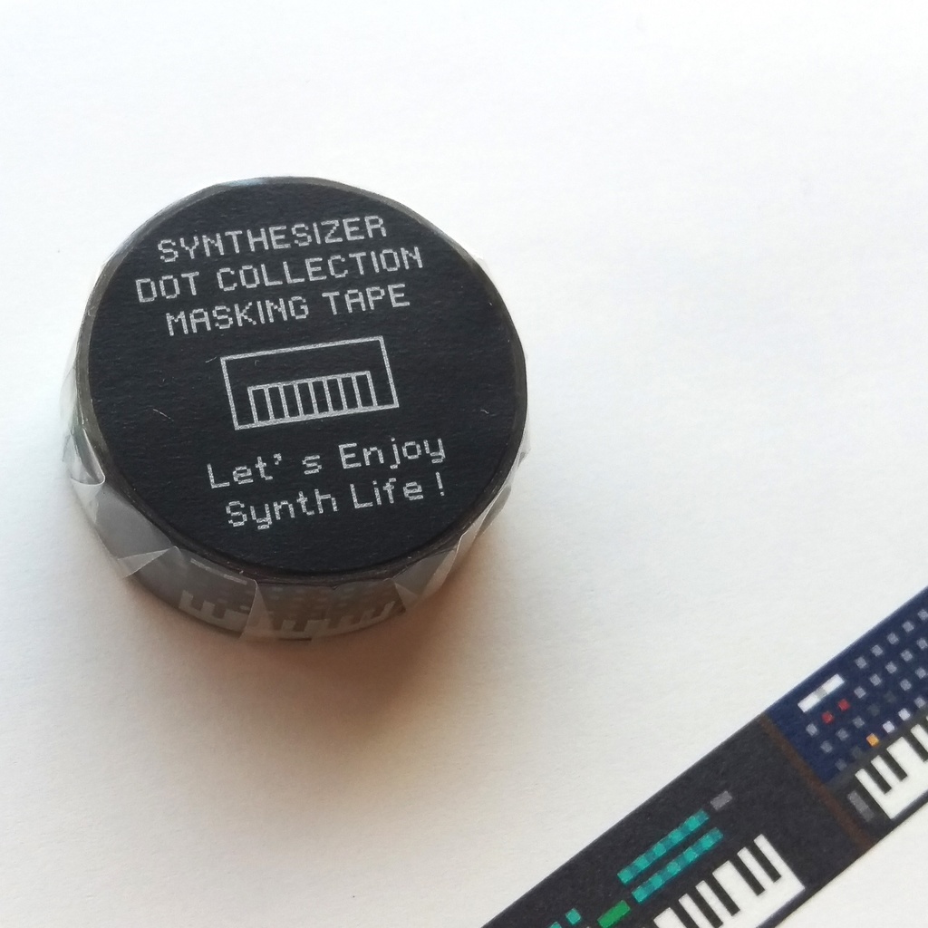 【マスキングテープ】シンセサイザー・ドットコレクション マスキングテープ01