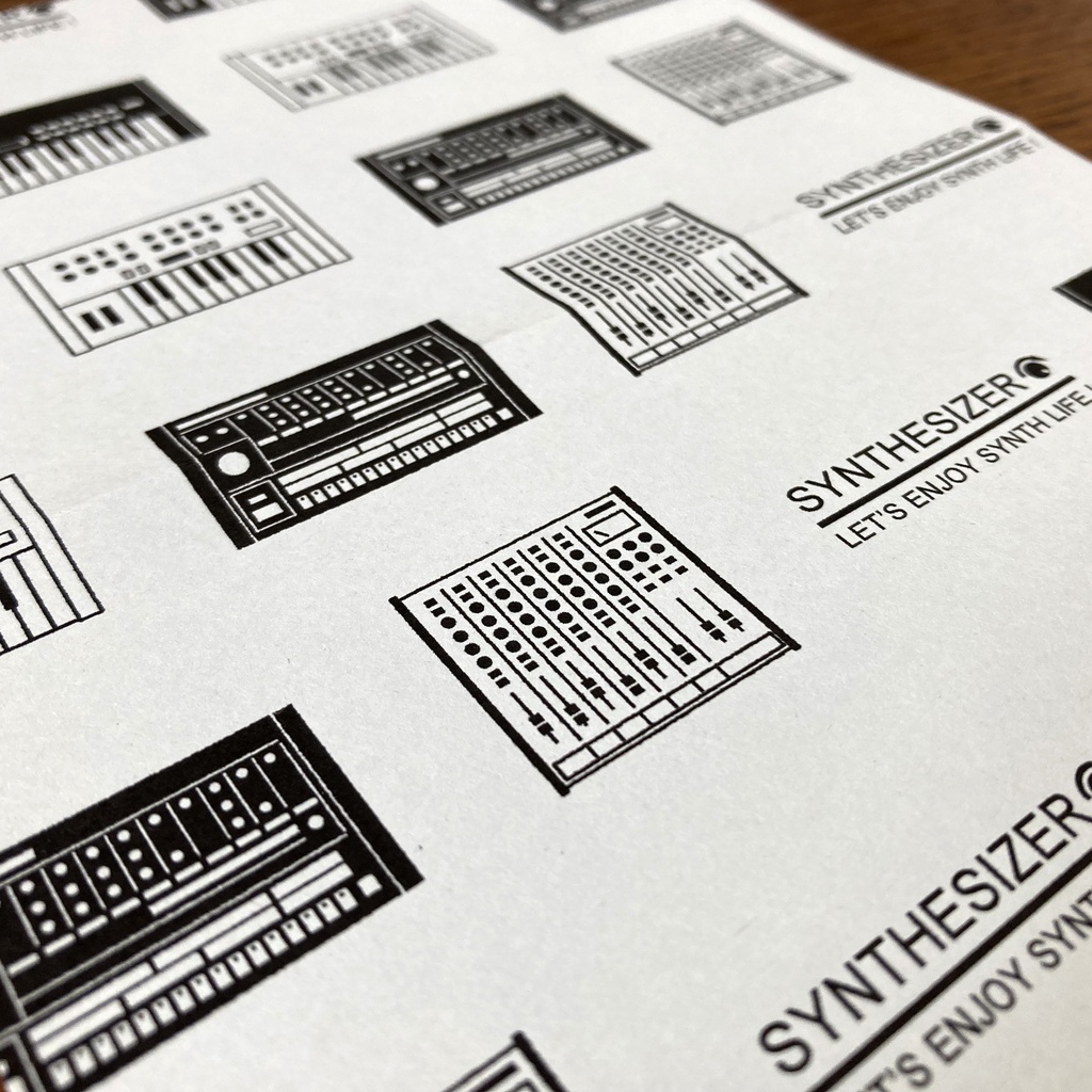 【レターセット】シンセイラストレーションレター・グレー