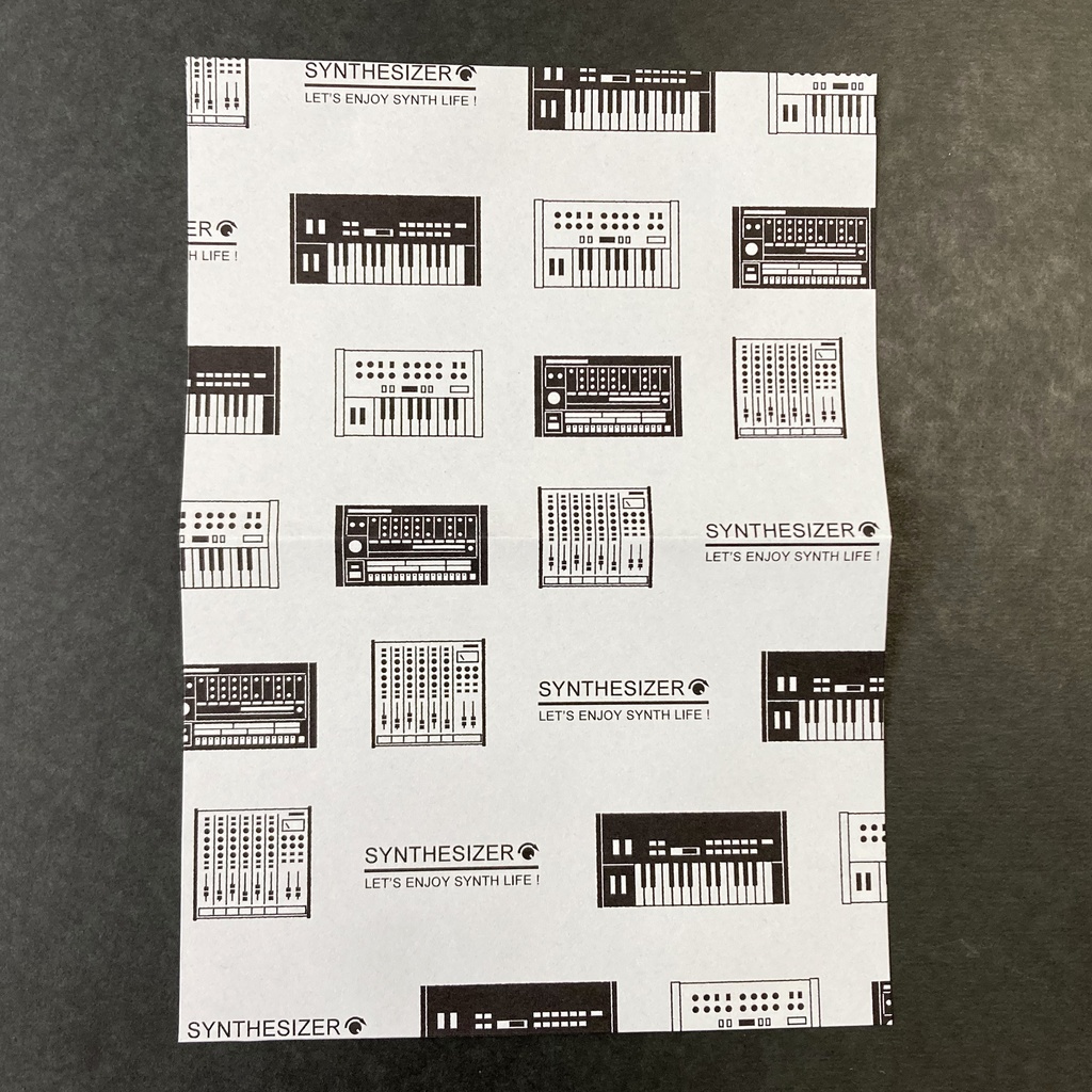 【レターセット】シンセイラストレーションレター・グレー