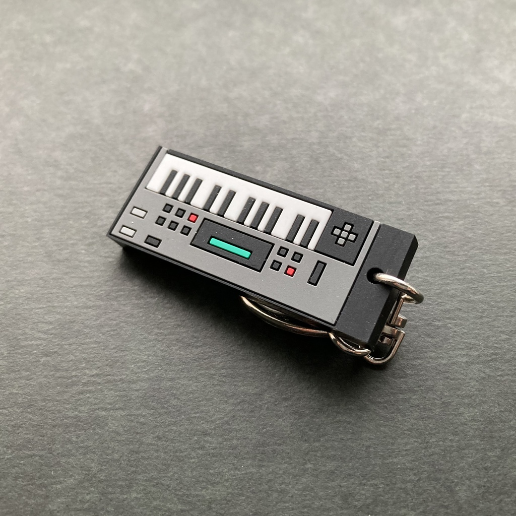 【キーホルダー】シンセ ラバーキーホルダー 4種!アソート4個セット