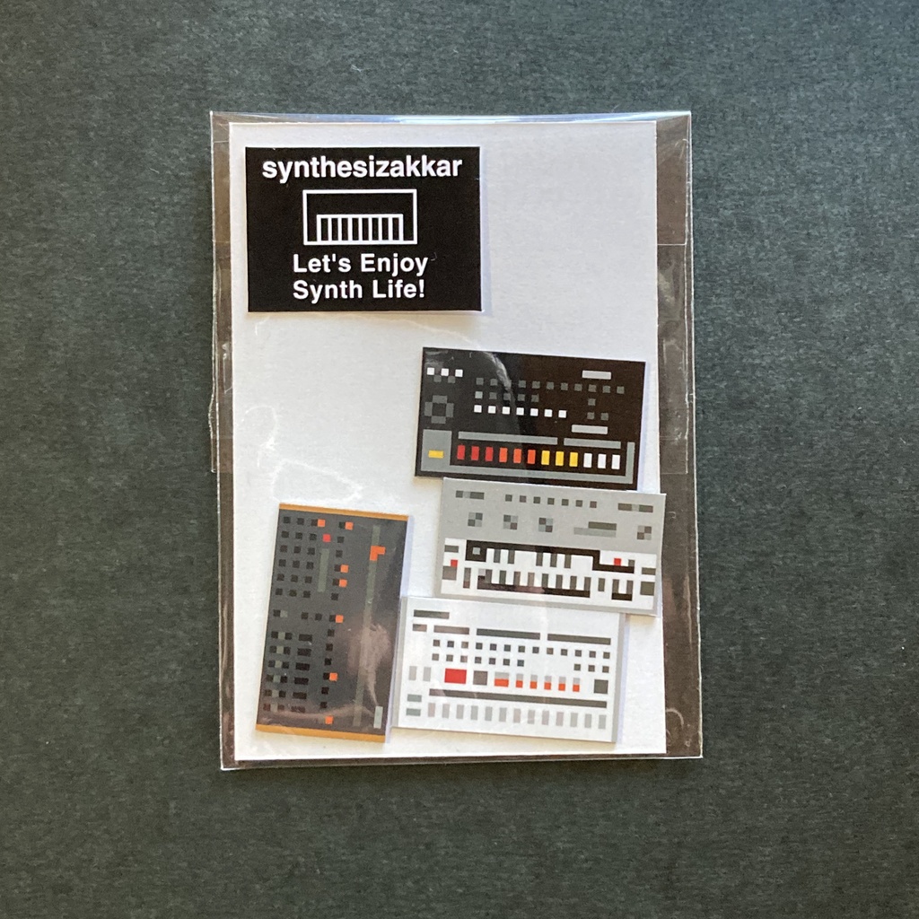 【マグネット】シンセサイザー・ドットコレクション マグネット02 リズムマシン