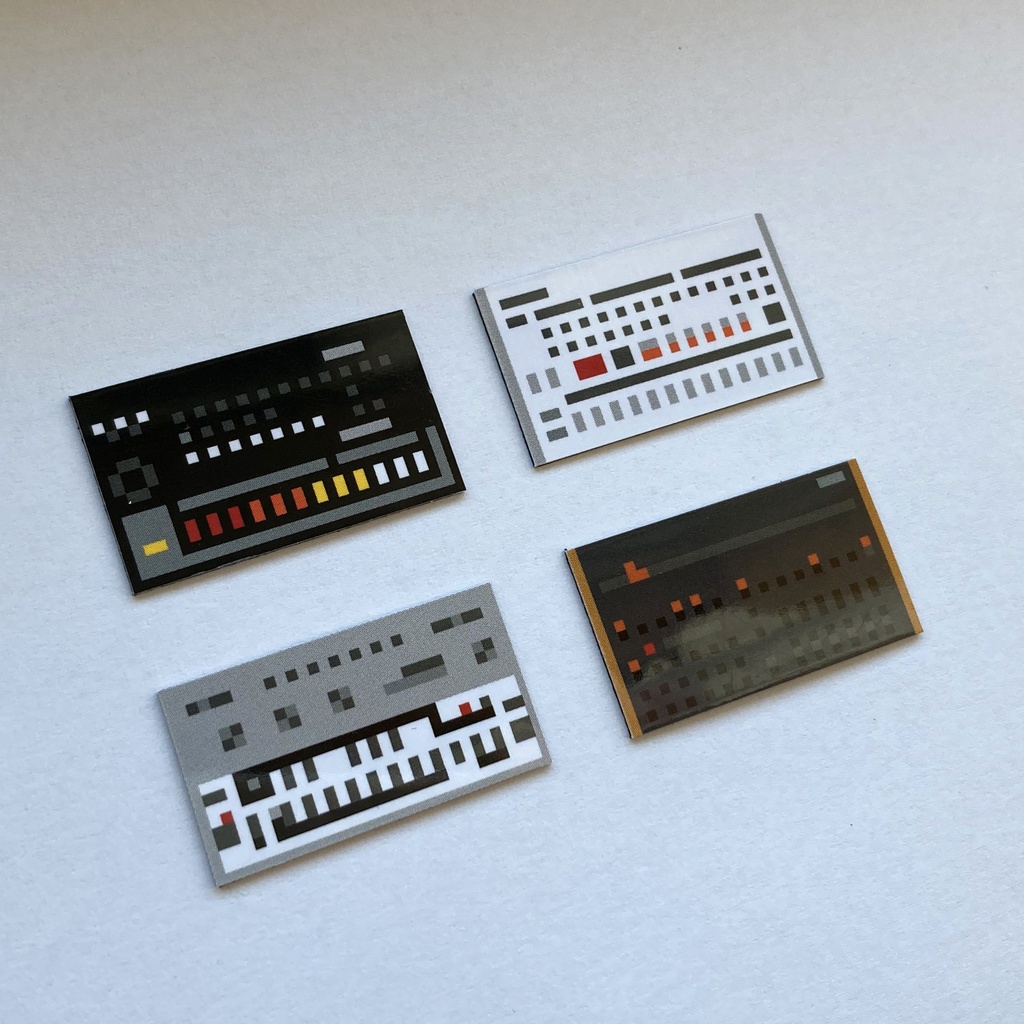 【マグネット】シンセサイザー・ドットコレクション マグネット02 リズムマシン