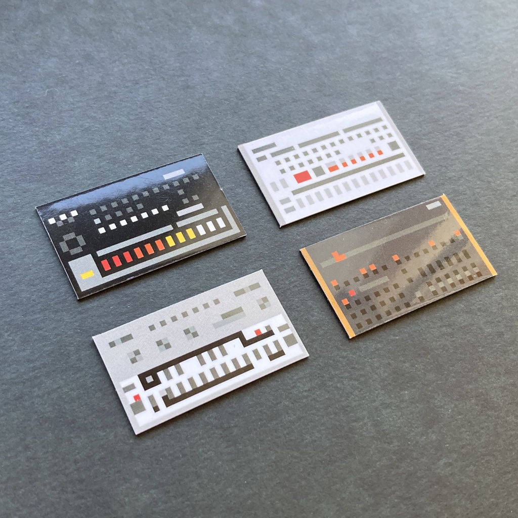 【マグネット】シンセサイザー・ドットコレクション マグネット02 リズムマシン