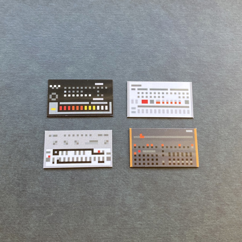 【マグネット】シンセサイザー・ドットコレクション マグネット02 リズムマシン