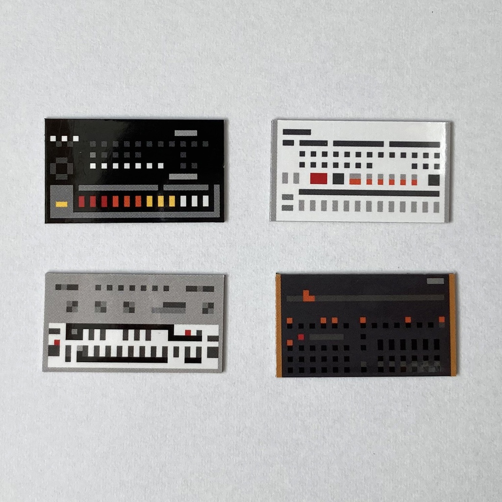 【マグネット】シンセサイザー・ドットコレクション マグネット02 リズムマシン