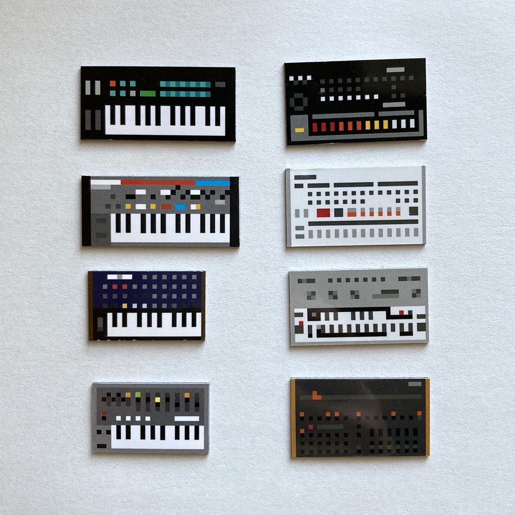 【マグネット】シンセサイザー・ドットコレクション マグネット 01&02 セット