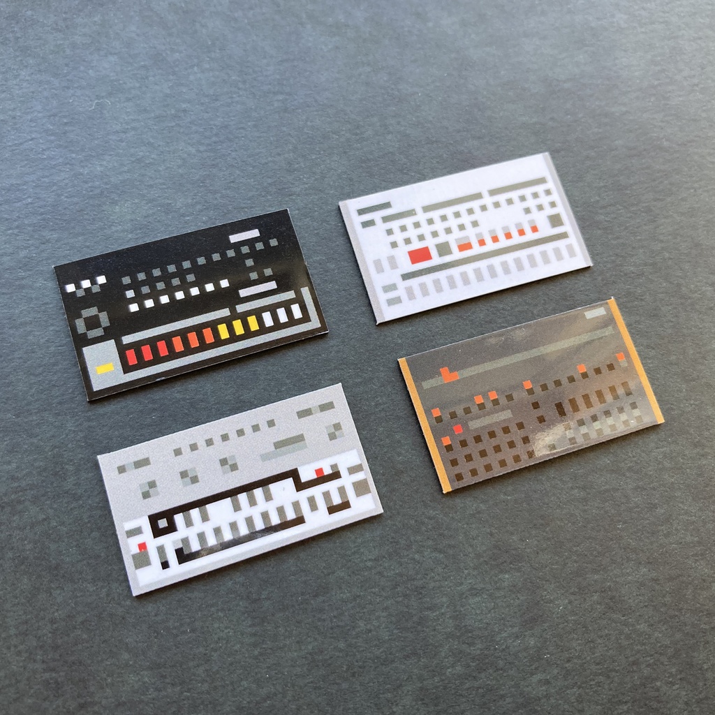 【マグネット】シンセサイザー・ドットコレクション マグネット 01&02 セット