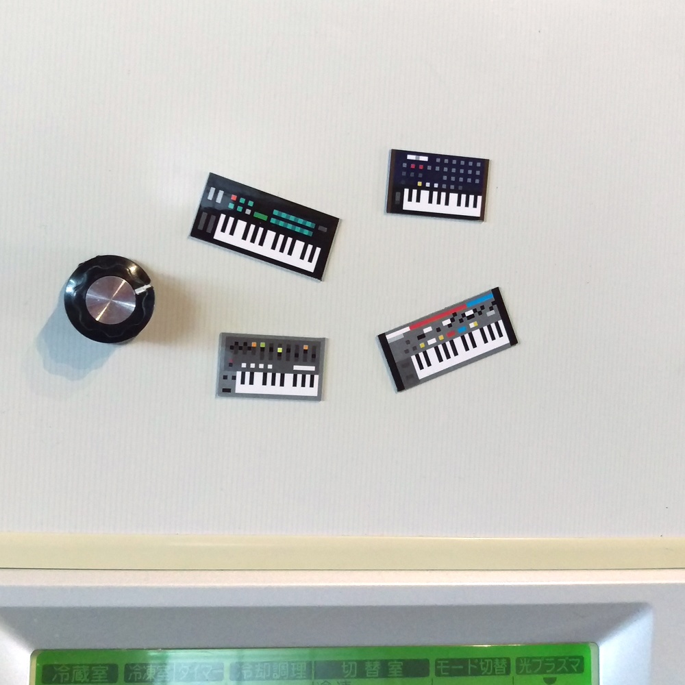 【マグネット】シンセサイザー・ドットコレクション マグネット 01&02 セット