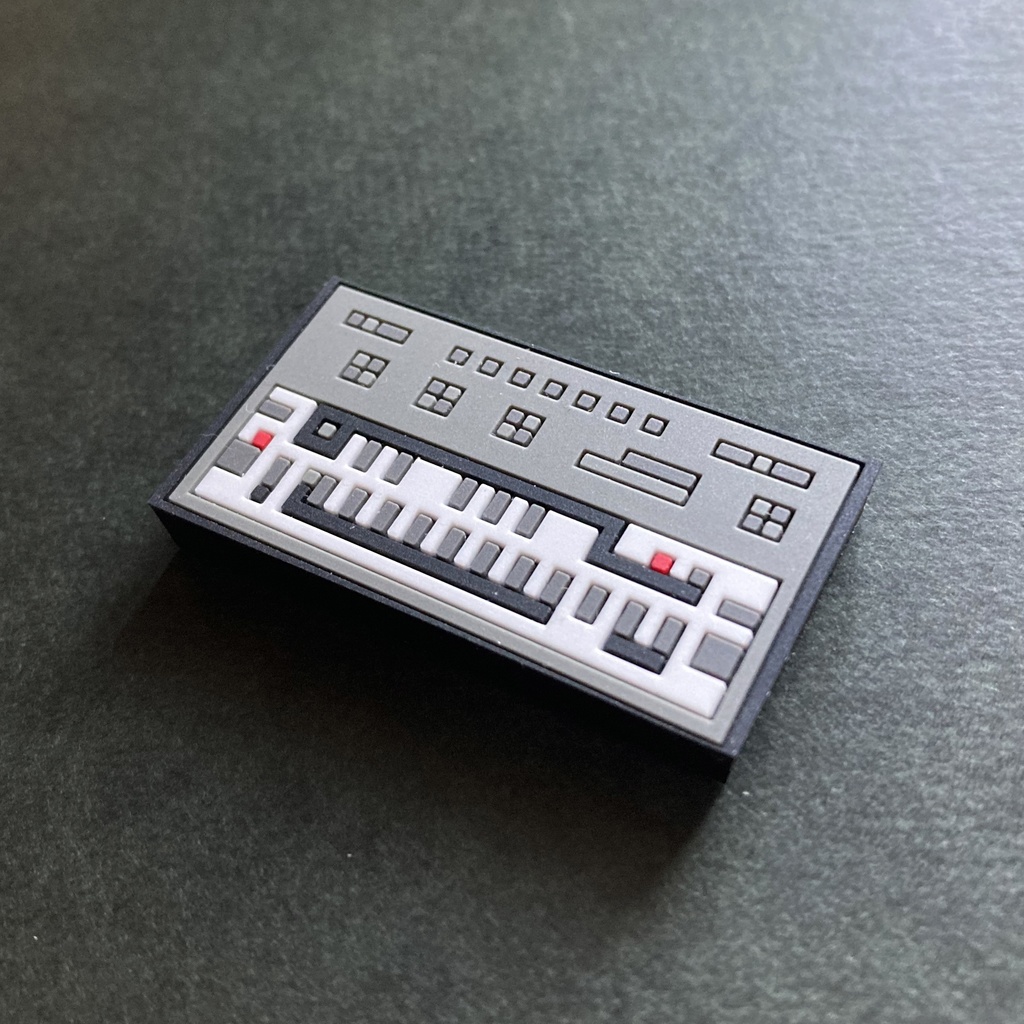 【マグネット】リズムマシン ラバーマグネット 4種!アソート4個セット