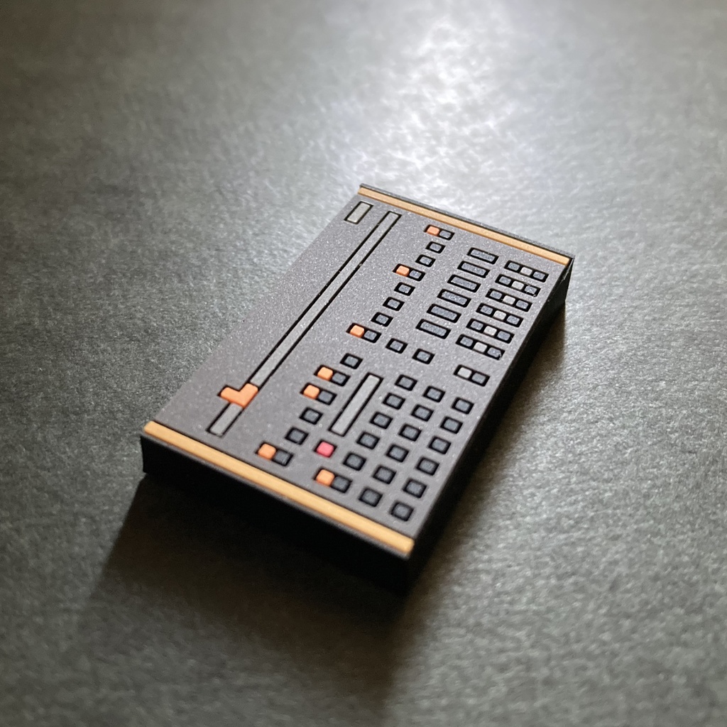 【マグネット】リズムマシン ラバーマグネット 4種!アソート4個セット