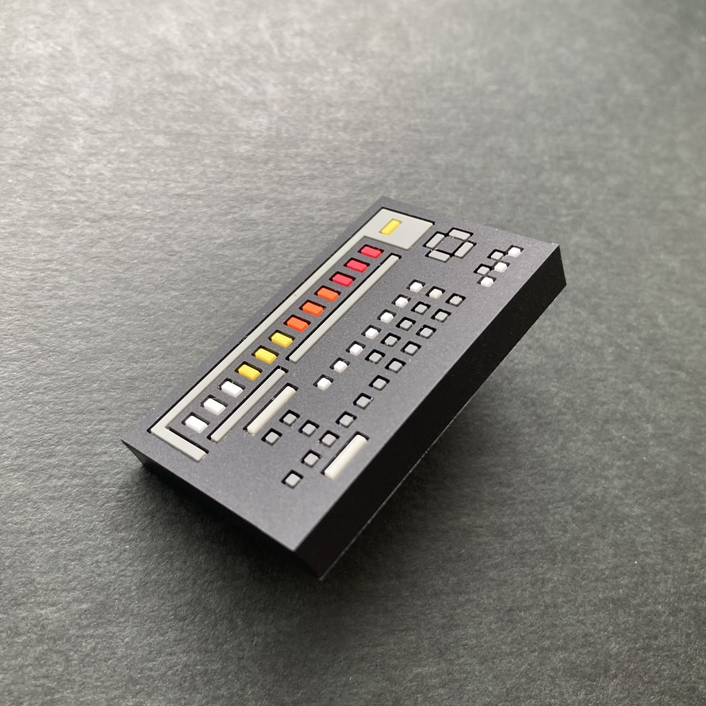 【ピンバッジ】リズムマシン ラバーピンバッジ 4種!アソート4個セット