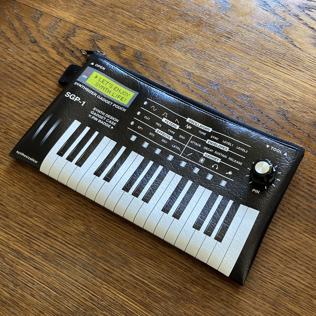 【ポーチ】シンセ ガジェットポーチ・ペンケース SGP-1