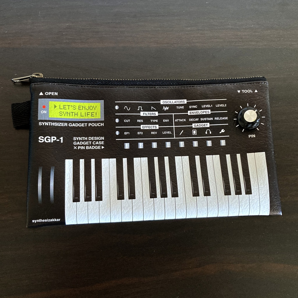 【ポーチ】シンセ ガジェットポーチ・ペンケース SGP-1