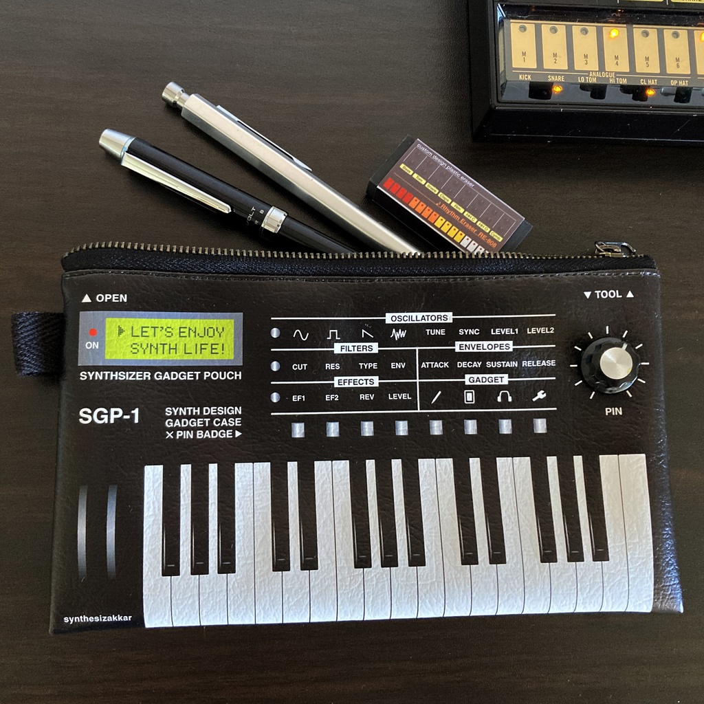 【ポーチ】シンセ ガジェットポーチ・ペンケース SGP-1