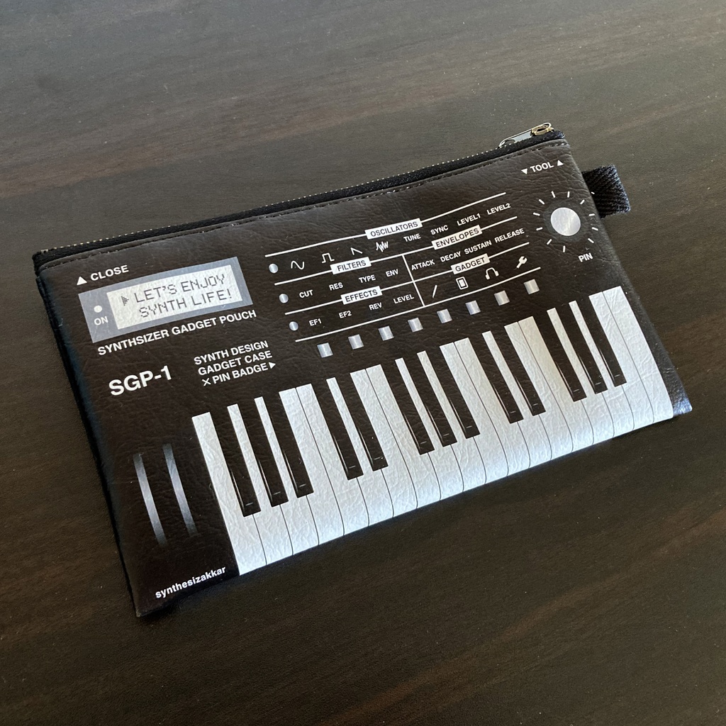 【ポーチ】シンセ ガジェットポーチ・ペンケース SGP-1