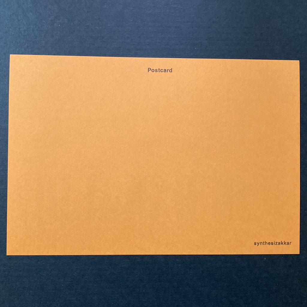 【ポストカード】シンセサイザーポストカード4枚セット Vivid Tone Set