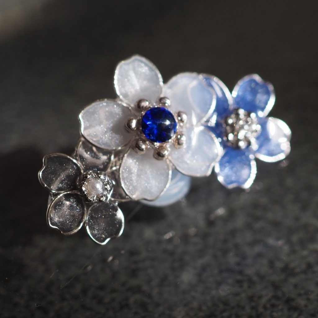 染め桜 ─満開─ イヤーカフ