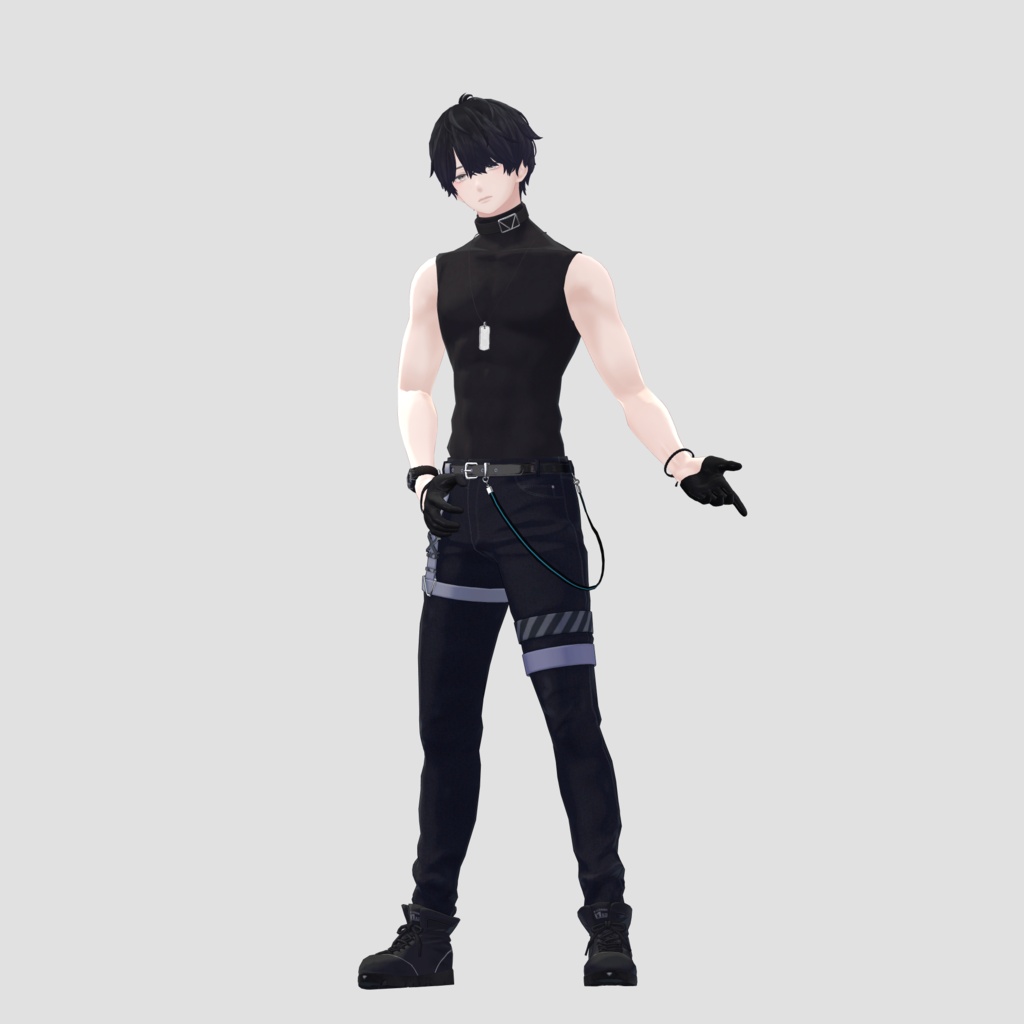 【無料版あり】Mens pose set!【有料版100種】