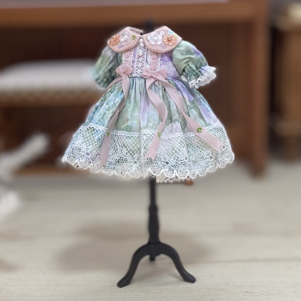 お花畑ワンピース 1/12サイズ