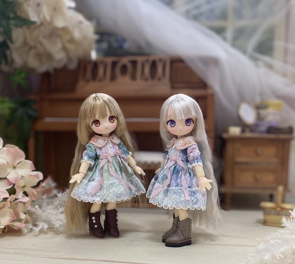 お花畑ワンピース 1/12サイズ