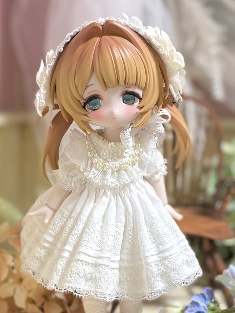 1/8ドールサイズ　パールドレスセット