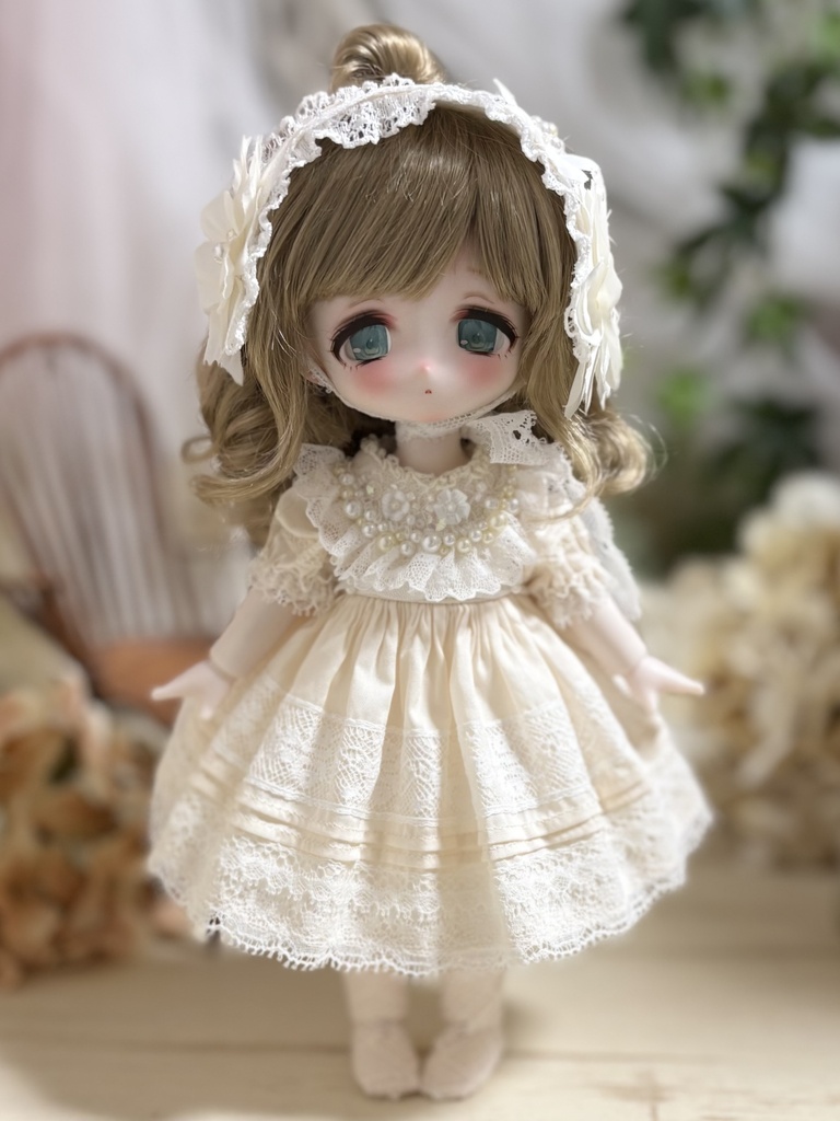 1/8ドールサイズ パールドレスセット