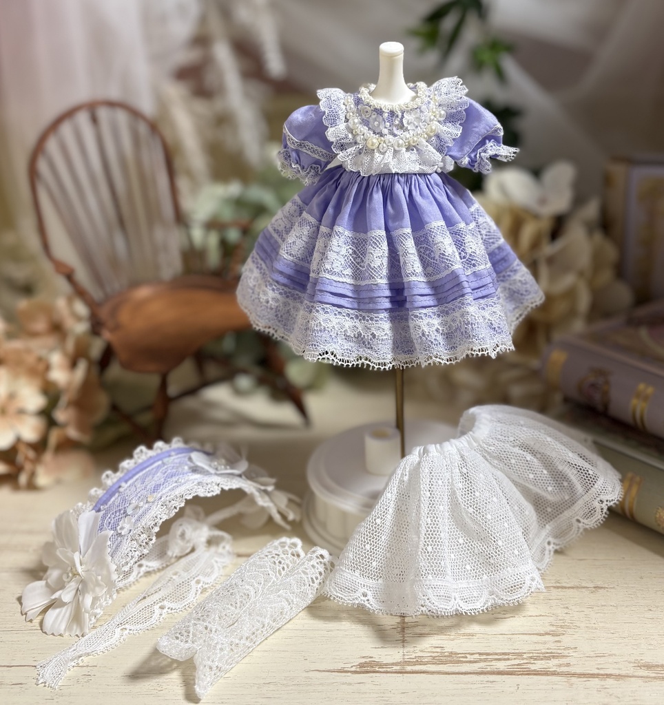 1/8ドールサイズ パールドレスセット