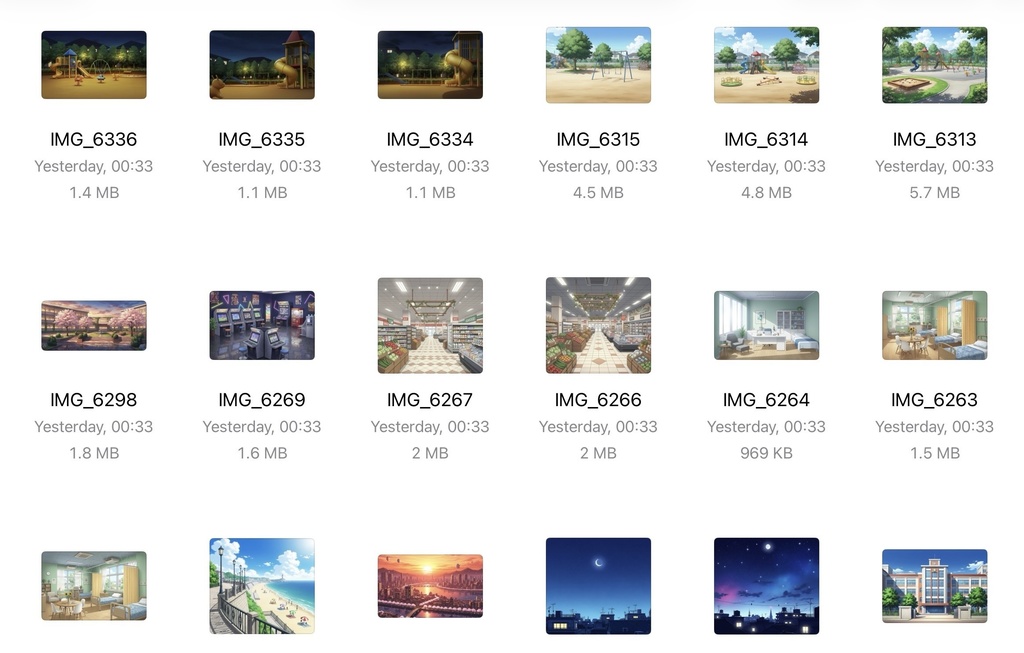 AI-Generated Background Pack – School, City & Daily Life (50+ Images)