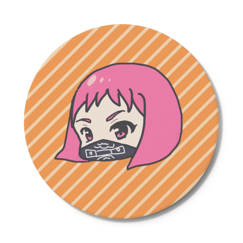 みおぽんスタンプコースター