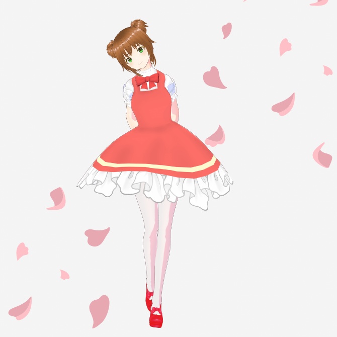 【vroid】カードキャプターさくら コスチューム CC sakura custume