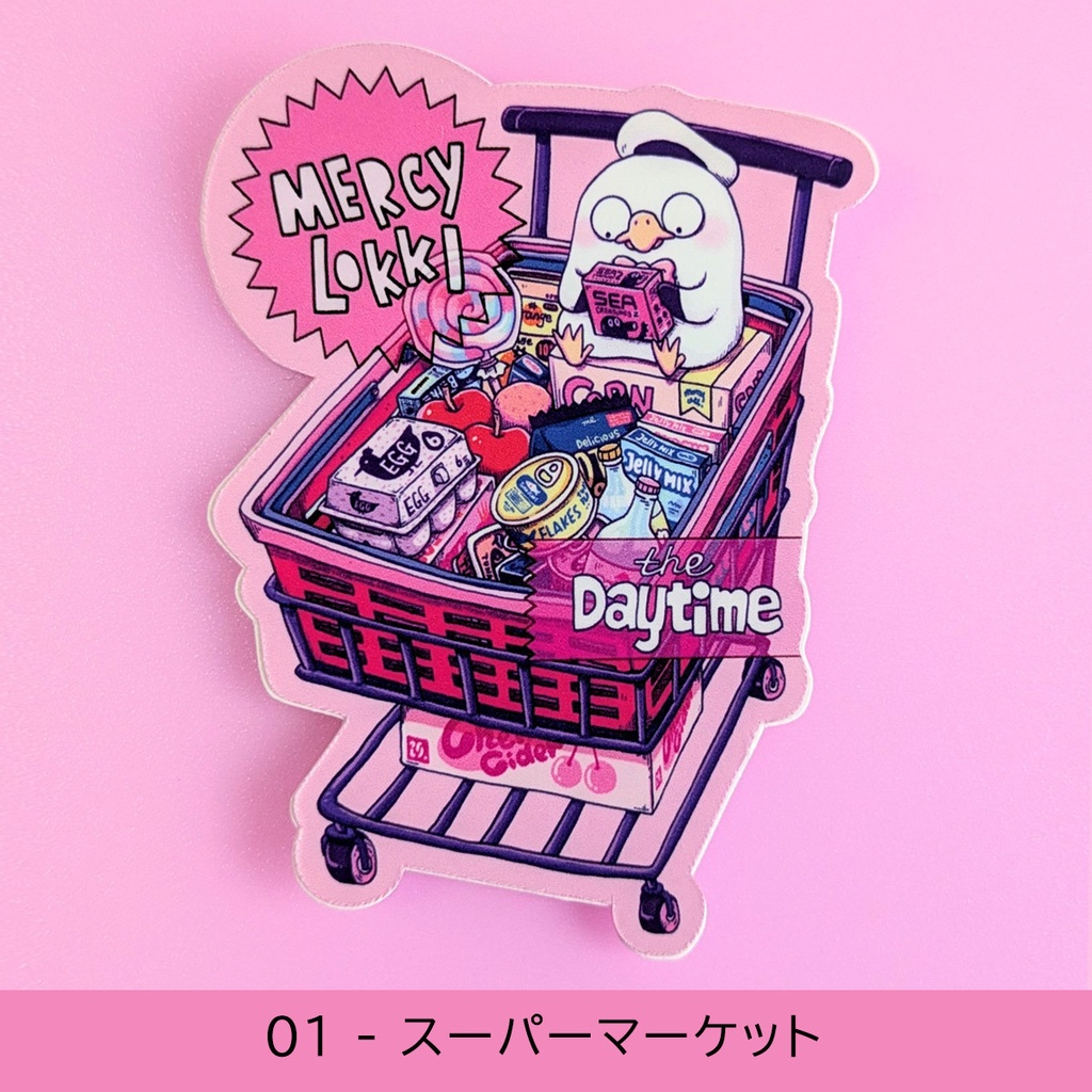 「the Daytime & ROOM」ステッカー
