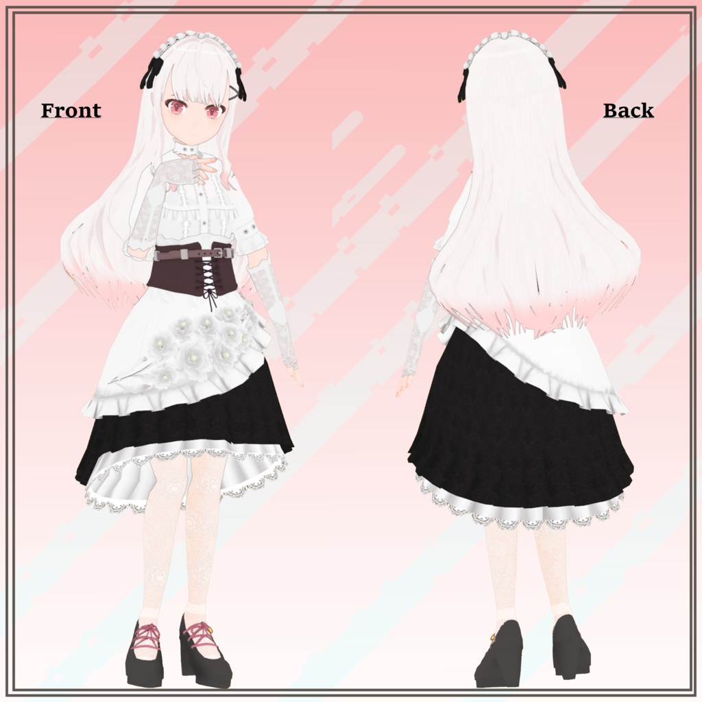 オリジナル3Dモデル 赤ずきん「アイシィ」