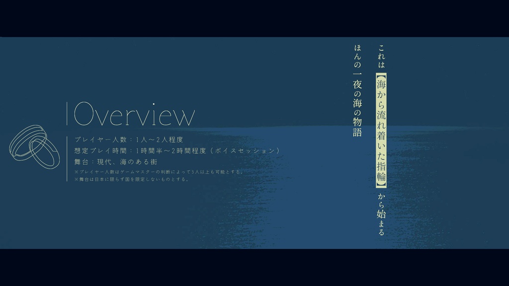 【CoC6版/7版】『波よ、夜をさらってくれ』