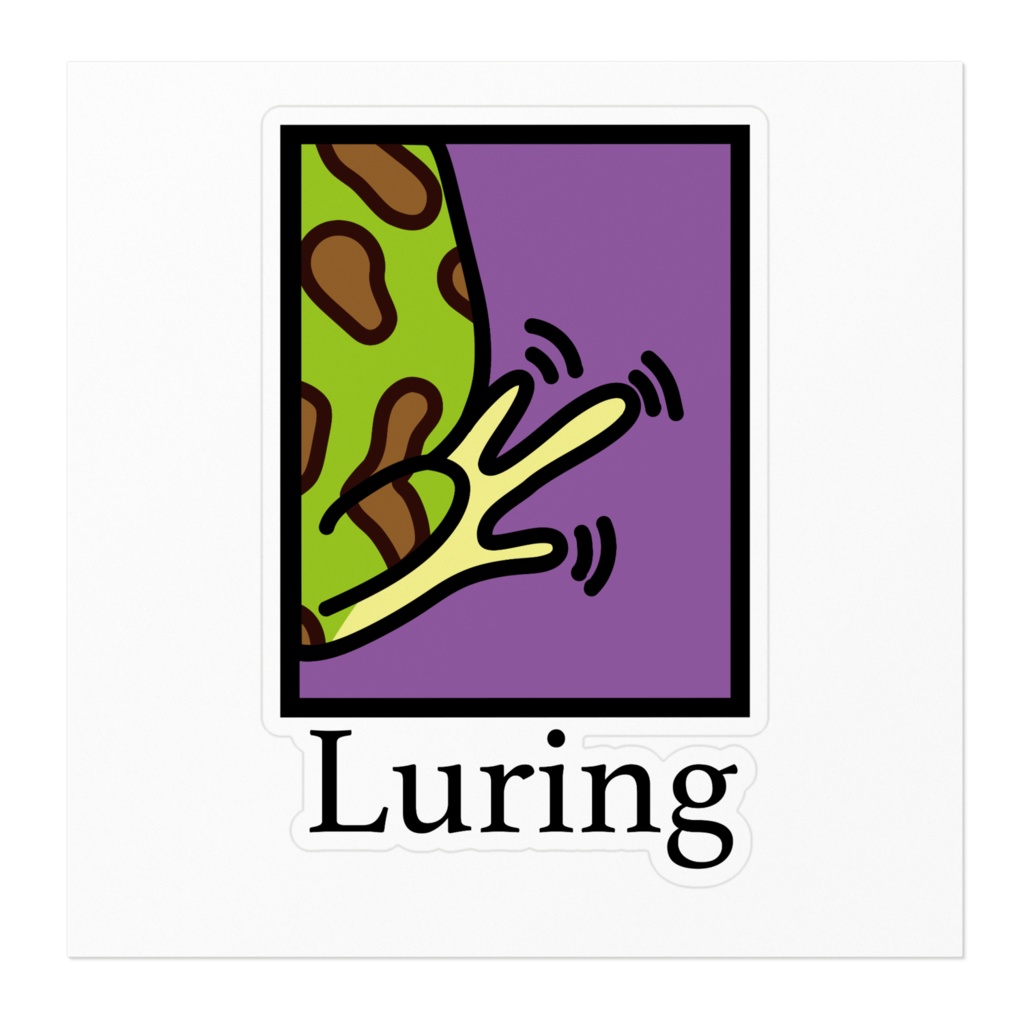 ツノガエル ルアーリング ステッカー