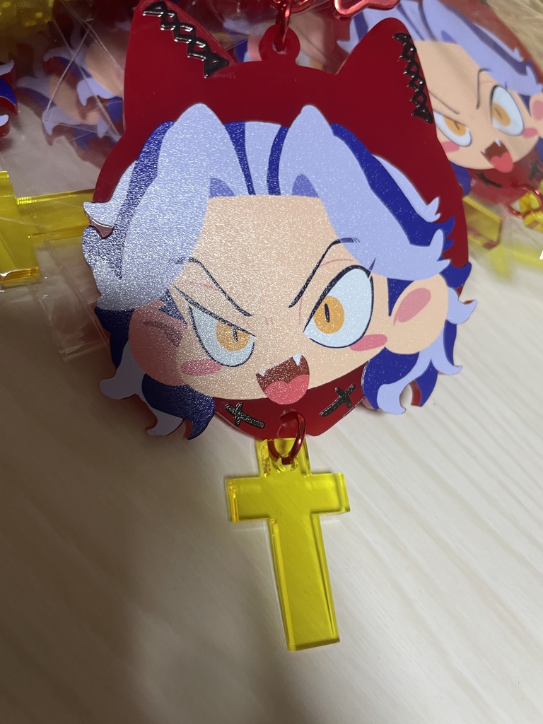 柴頭巾のアクキ