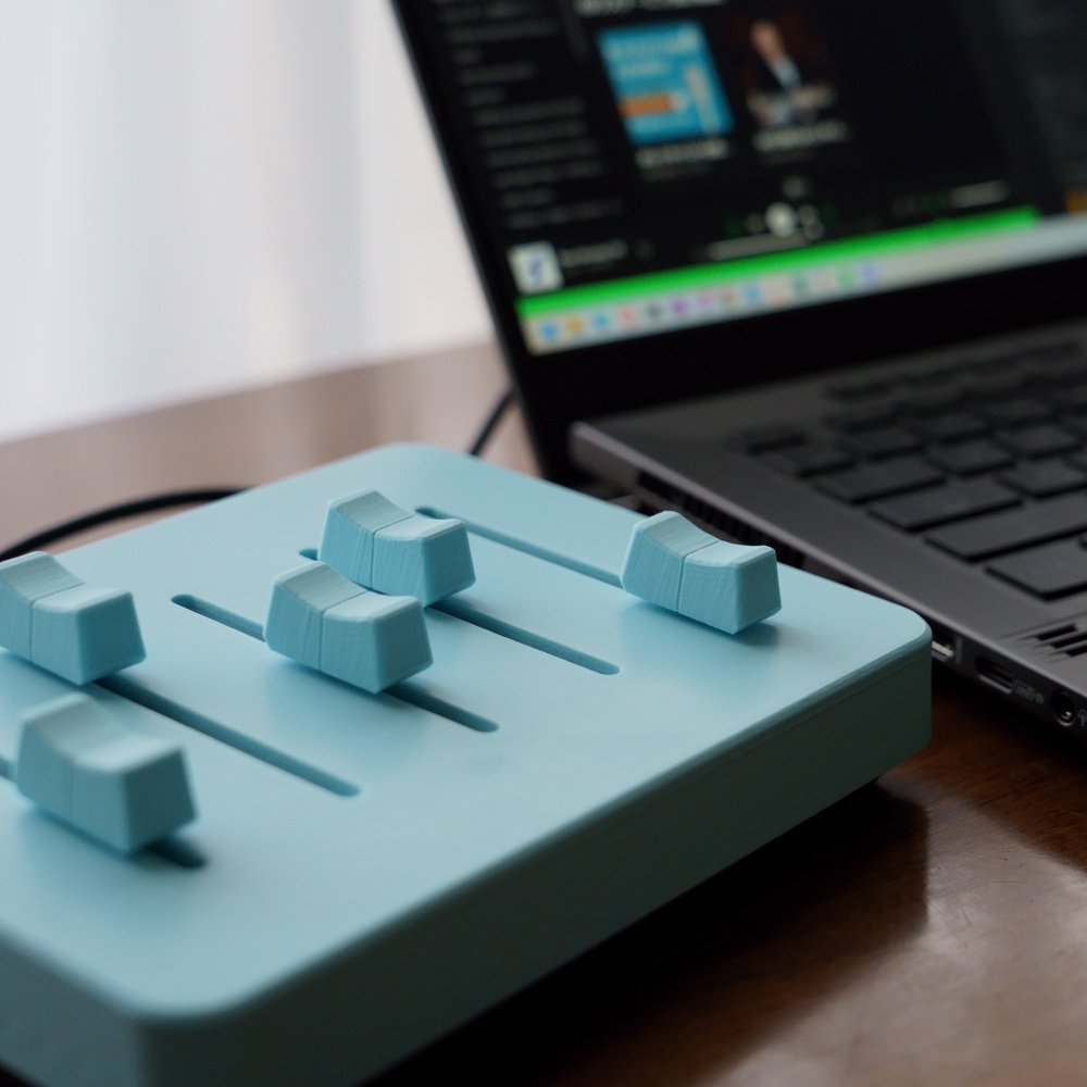 ボリュームミキサーキット AVMK-5(Arduino Volume Mixer Kit 5)