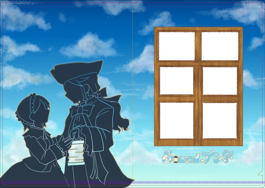 クリアファイル（青空）