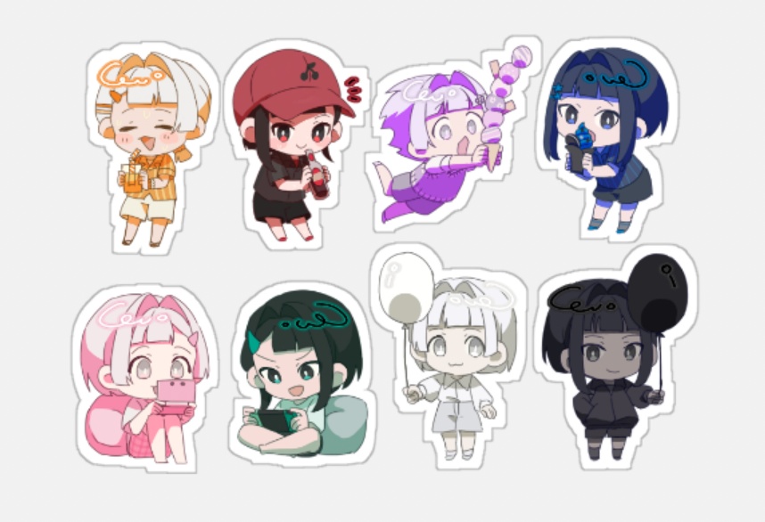 #COLORCODE ミニアクリルキーホルダー
