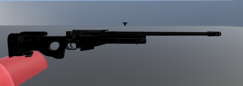 VRChat Bolt Action VR Interact Able (AWP weapon)