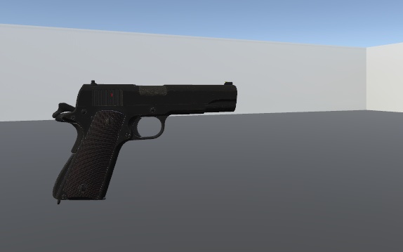Pistol 1911 VR Interact Able (VRChat)